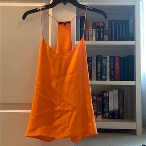 orange tibi tank top